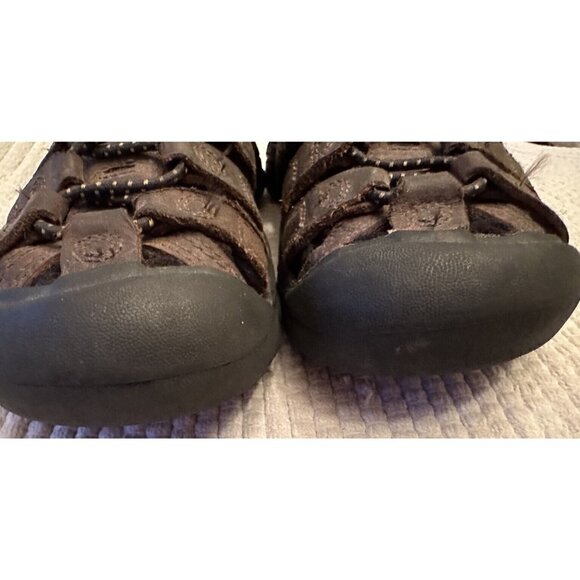 KEEN Toddler Boy Girl 12‎ Targchee II Active Sport Sandals 1009996 Brown Leather - Picture 3 of 8
